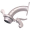 Galvanised Male Flanged 90 Degree Bend NP16 in silver 194mm size