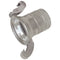 Female Hose Tail in silver 12" size