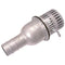 Galvanised Hose Tail Foot Valve Strainer in silver 4" size