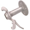 Galvanised Flanged Male Table D in silver 5" size