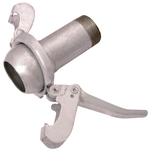 St.St. Male x Male BSPP Thread, Lever Closure Ring