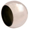 Stainless Steel Male End Cap in silver 108mm size