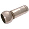 Stainless Steel Male x Hose Connector in silver 108mm size