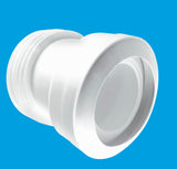 McAlpine MACFIT 14° WC Connector in white 4"/110mm size