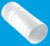 McAlpine MACFIT 4" WC  Adjustable Extension in white 4"/110mm size