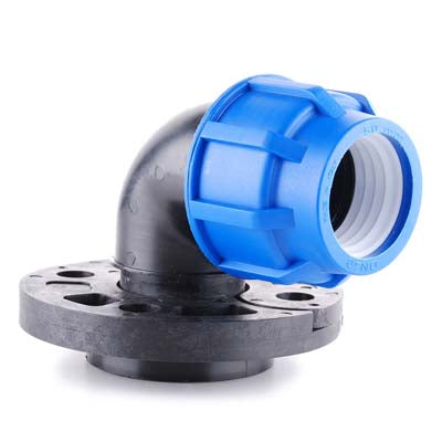 MDPE Elbow 90 Flanged Adaptor