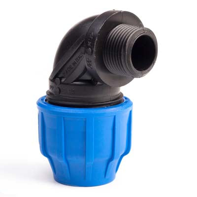 MDPE Elbow 90 Male Threaded