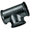 Black Equal Tee Female BSPP in black 1 1/4" size
