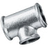 Galvanised Unequal Tee BSPP