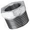 Galvanised Red. Bush Male-Female BSPT-BSPP in black 4" size