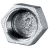 Galvanised Hexagonal Cap Female BSPP in black 1/2" size
