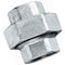 Galvanised Equal Union Taperseat Female BSPP in black 3" size