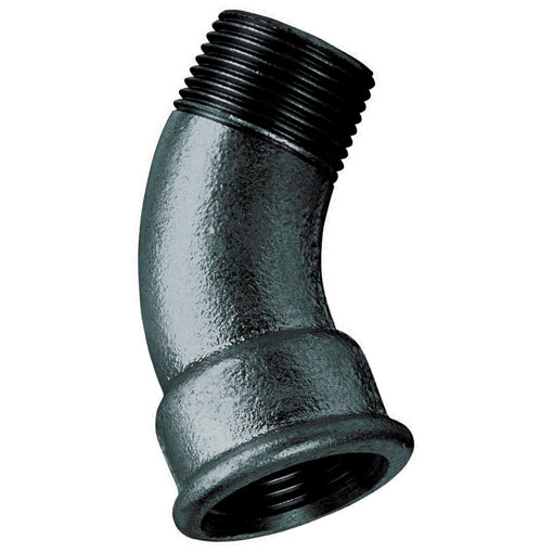 Black Bend 45 BSPT-BSPP Male- Female