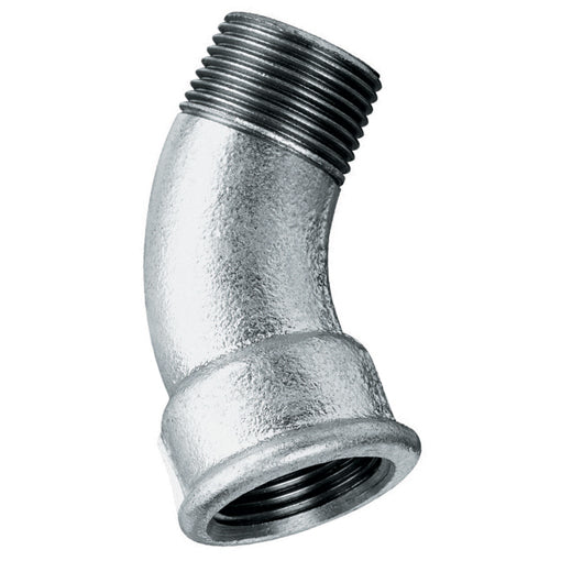 Galv. 45 Deg Bend BSPT/BSPP Male/ Female