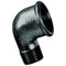 Black Unequal 90 Elbow Male-Female BSPT-BSPP