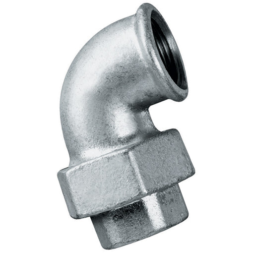 Galvanised 90 Degree Elbow Taper Seat Female BSPP