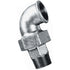 Galv. 90 Deg Elbow Taper Seat Male-Female BSPT-BSP
