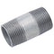 Medium Duty Galvanised Nipples Male BSPT in black 3 size