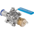 Geberit Mapress Ball Valve, NPW, with Actuator Lever, Flanged