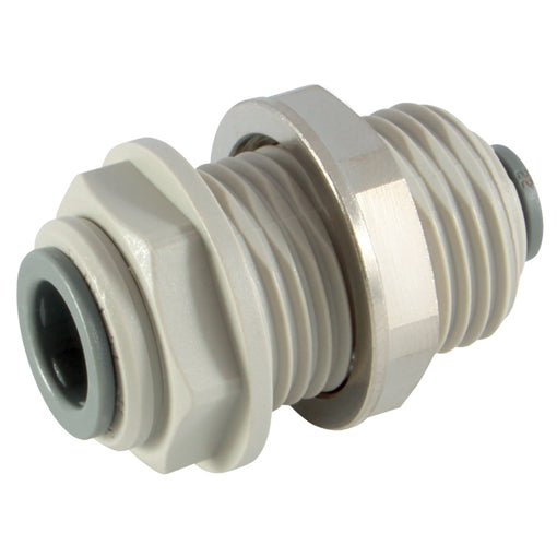 JG Push-In Reducing Bulkhead Connector 3/8" x 1/4"