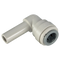 JG Push-In Elbow 90 Adapator Stem in white 3/8" size