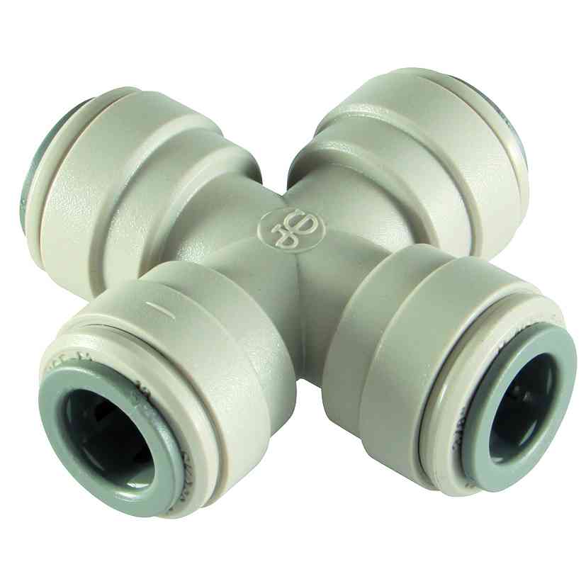 JG Push-In Equal Cross 3/8"
