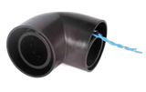 PLX S/C EF 90 Elbow in black 110mm size