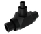 PLX S/C Spigot Reduced Branch Tee in black 110mm size