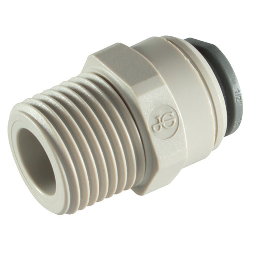 JG Push-In Straight Adaptor Male Thread NPTF