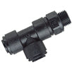 JG Push-In Swivel Tee Offset Leg BSPT Thread