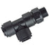 JG Push-In Swivel Tee Offset Leg BSPT Thread