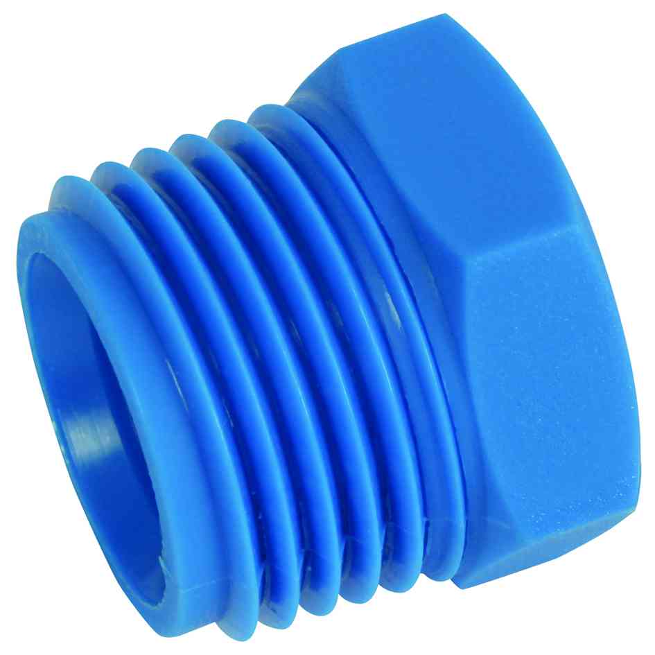 Tefen Nylon Blue Male Blanking Plug Male BSPT