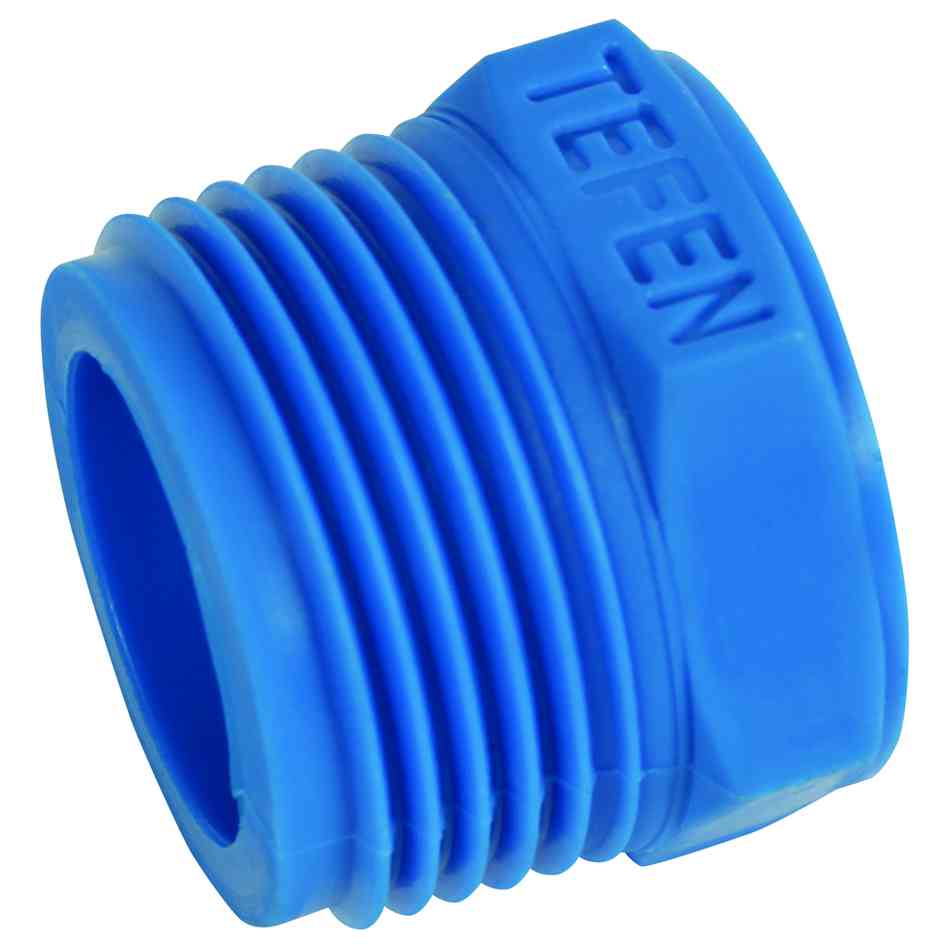 Tefen Nylon Blue Reducing Bush Male BSPT x Female BSPT
