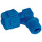 Tefen Polypropylene Male Elbow BSPT in blue 12mm size