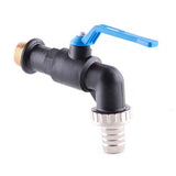 BLK PP Ice Bib Tap in blue 1" size