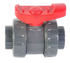 Astore PVC Dbl Union Ball Valve Threaded EPDM