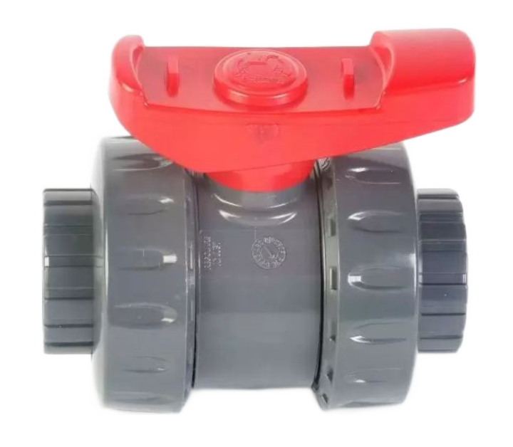 Astore PVC Dbl Union Ball Valve Threaded FPM 3/4"