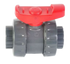 Astore PVC Dbl Union Industrial Ball Valve Plain FPM
