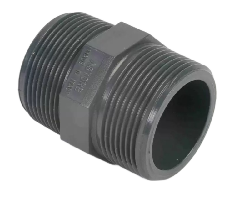 Astore PVC Hexagon Nipple BSP