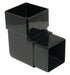 RBS1 Black Square 90 degree Bend 65mm