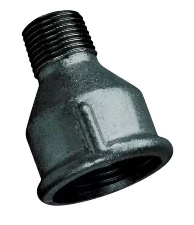 Black Reducing Socket Male-Female BSPT-BSPP – Pipekit