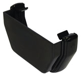 RES1 Black Square External Stopend 114mm