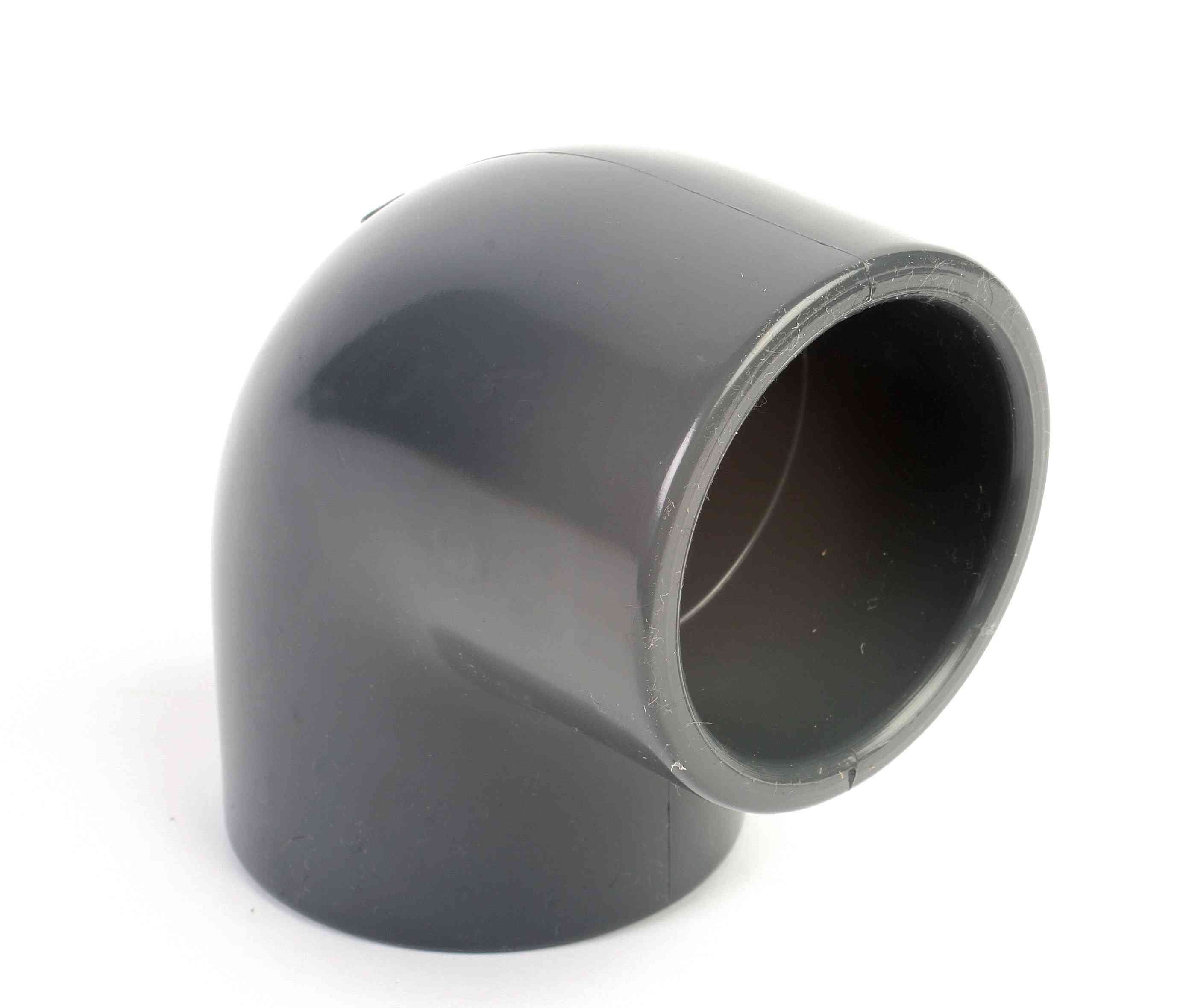 Astore PVC 90 Degree Elbow Plain Metric in grey 125mm size