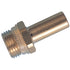 JG Push-In Adaptor Thread Stem Brass