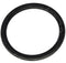 Geberit HDPE round cord ring in black 125mm size