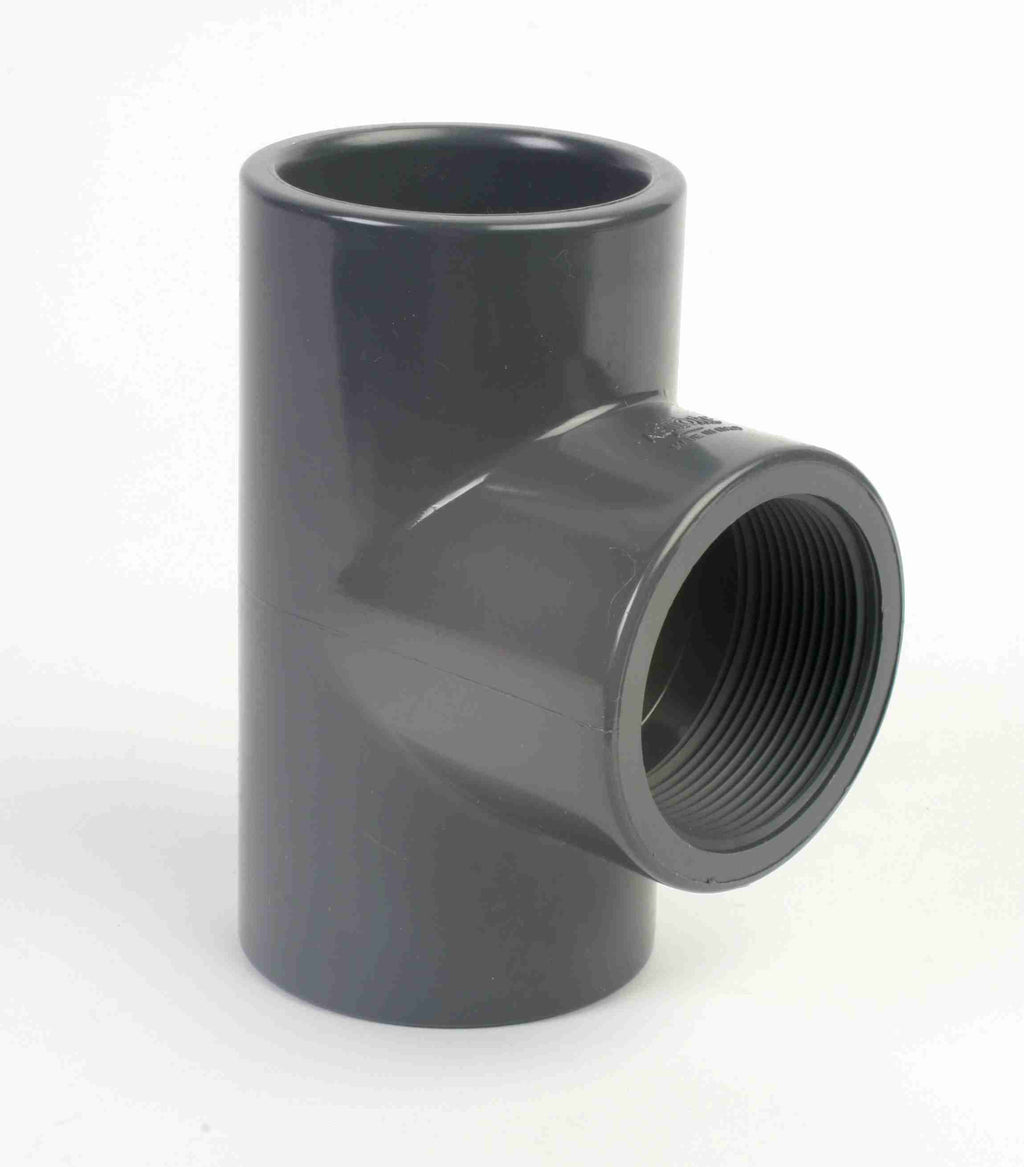 Astore PVC 90 Degree Tee Plain- BSP Off Take