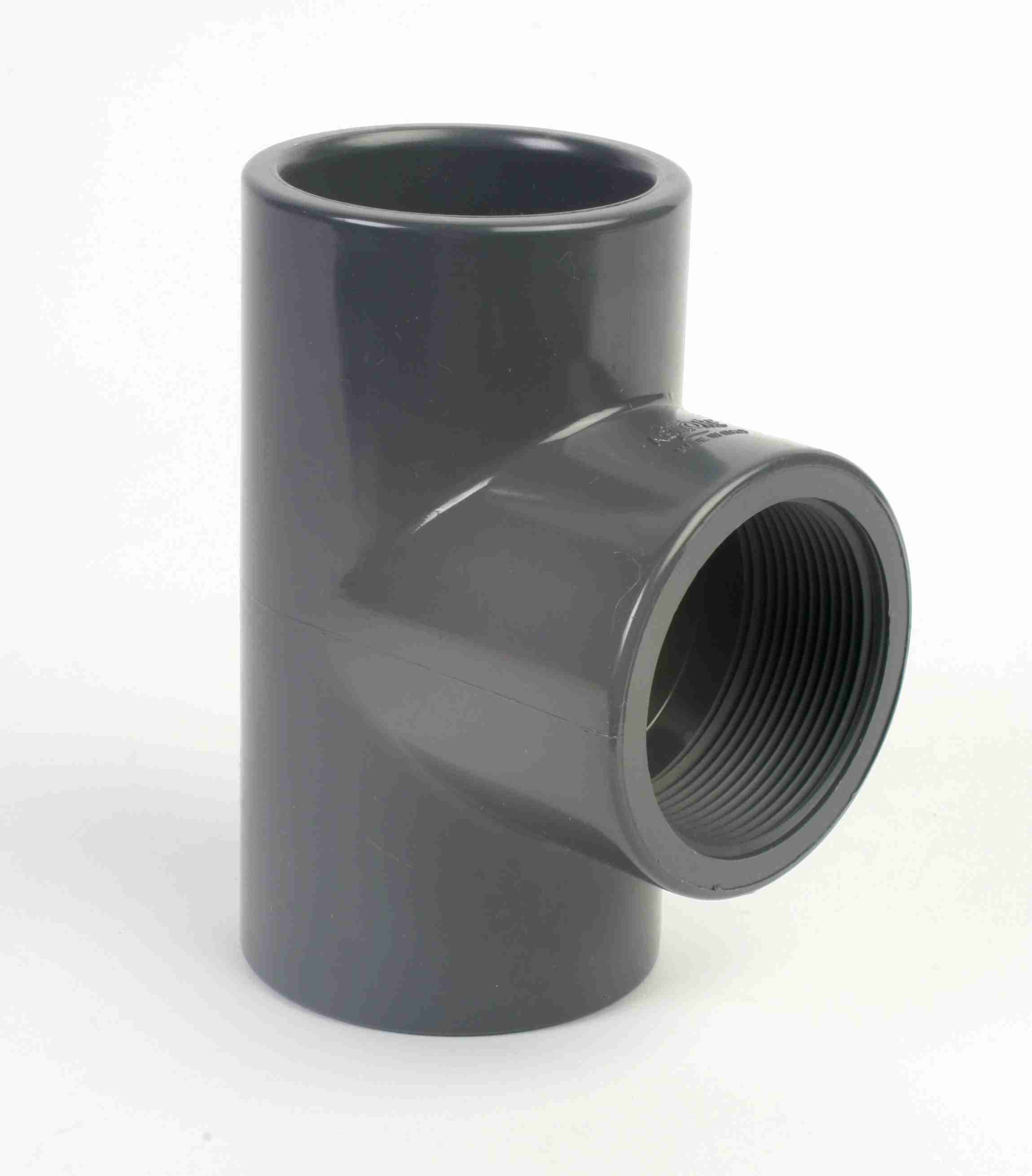 Astore PVC 90 Degree Tee Plain- BSP Off Take
