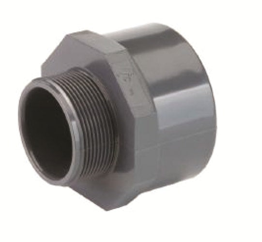 TP PVC-U Adaptor Plain/ BSP Male Thread 4" x 4"
