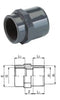 TP PVC-U Adaptor Socket Rp