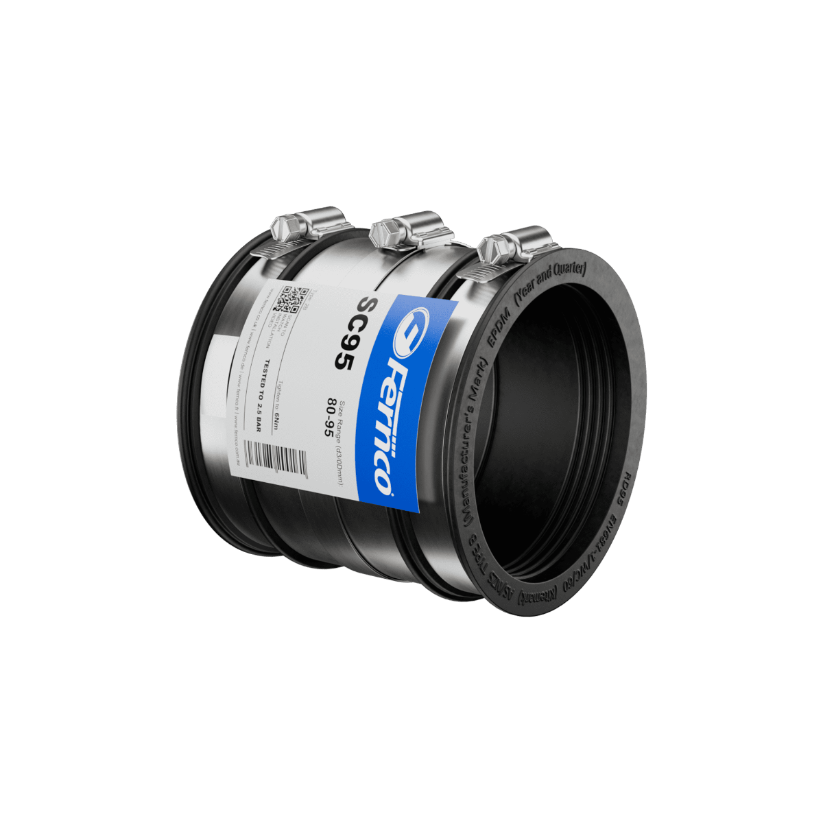 Fernco Standard Coupling in black 370mm size